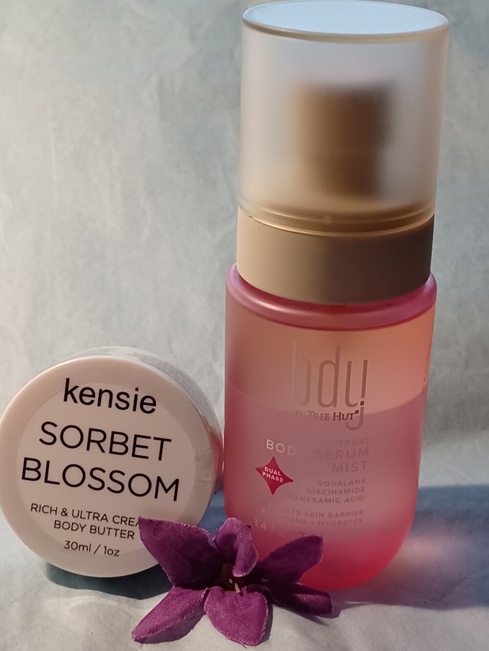 Body Bundle - bdy. by Tree Hut Body Serum Mist & Kensie Sorbet Blossom